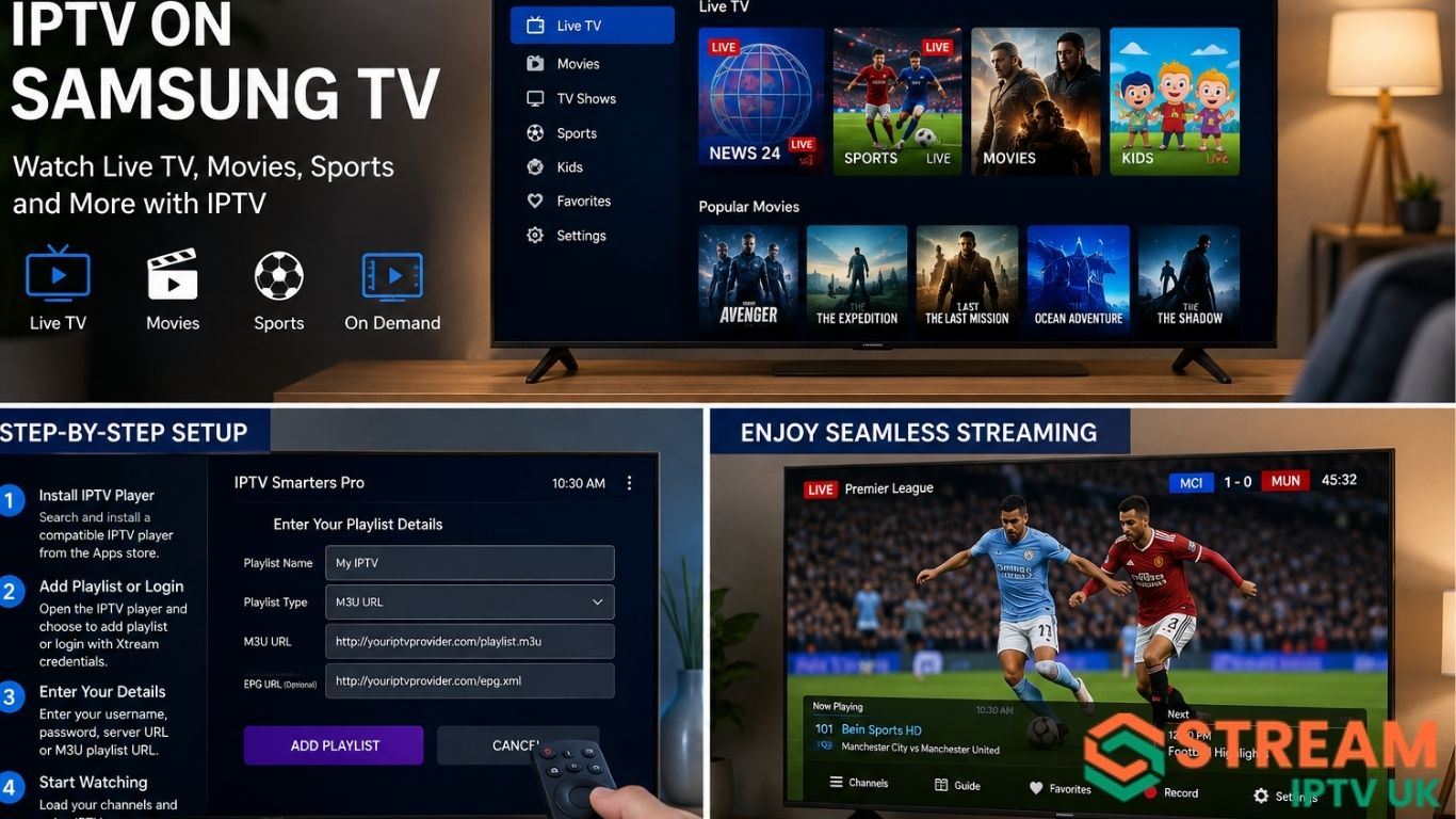 How to Set Up IPTV on Samsung TV